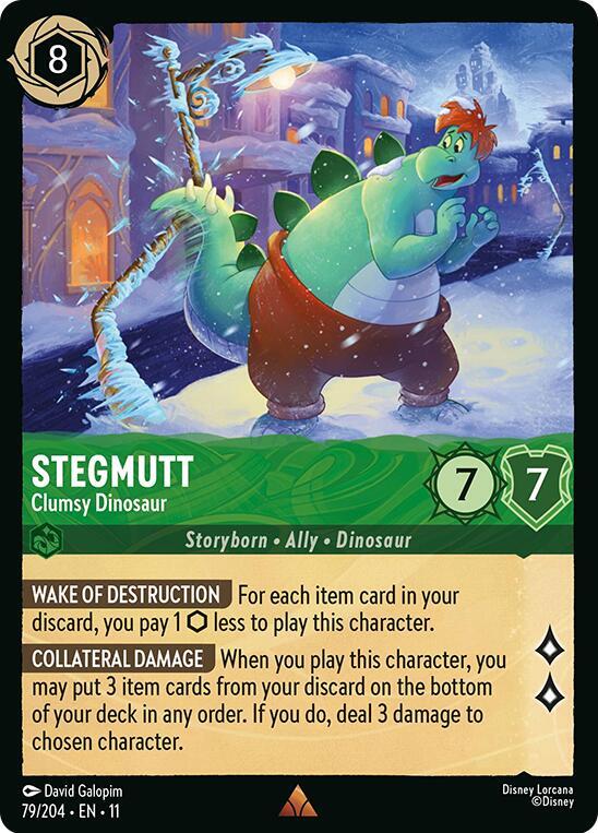 Stegmutt - Clumsy Dinosaur card image