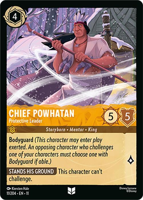 Chief Powhatan - Protective Leader card image