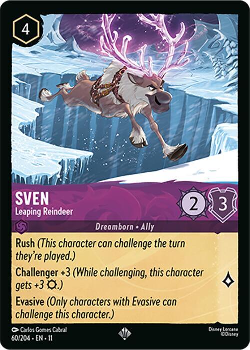 Sven - Leaping Reindeer card image