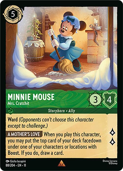 Minnie Mouse - Mrs. Cratchit card image