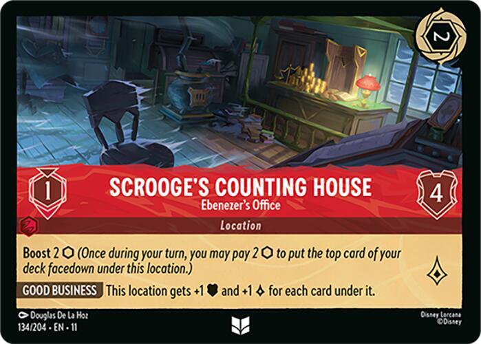 Scrooge's Counting House - Ebenezer's Office card image