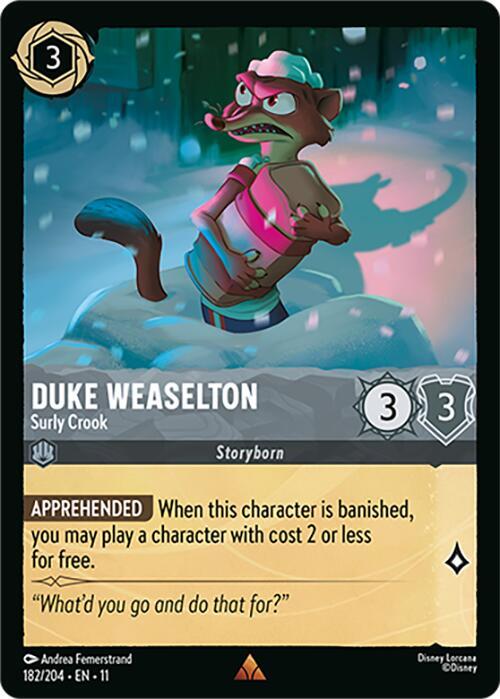 Duke Weaselton - Surly Crook card image
