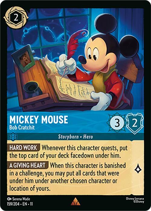 Mickey Mouse - Bob Cratchit card image