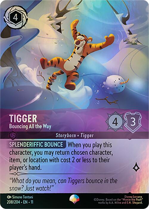 Tigger - Bouncing All the Way (Epic) card image