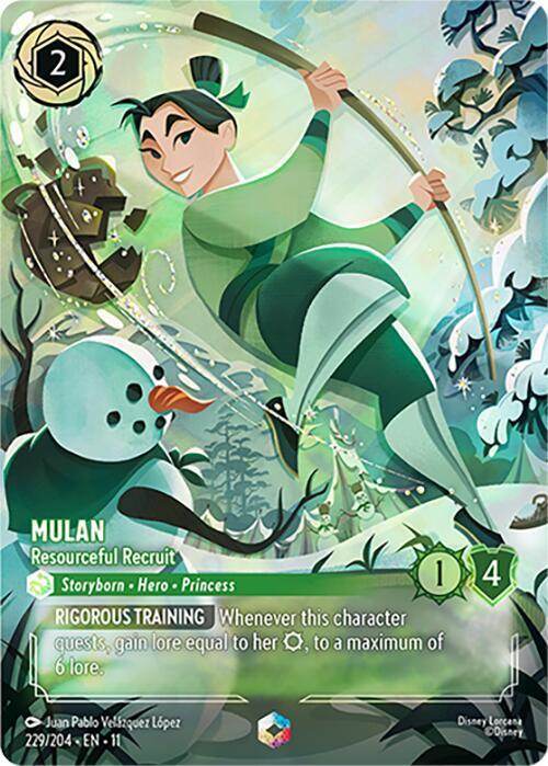 Mulan - Resourceful Recruit (Enchanted) card image