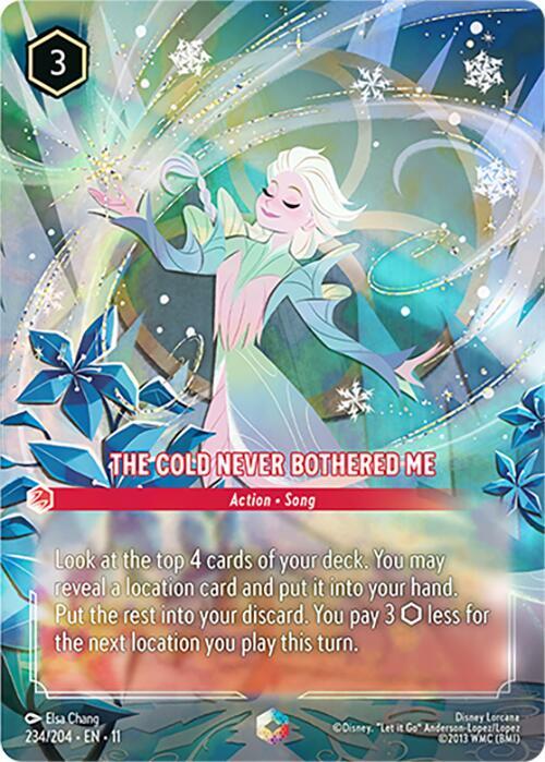 The Cold Never Bothered Me (Enchanted) card image
