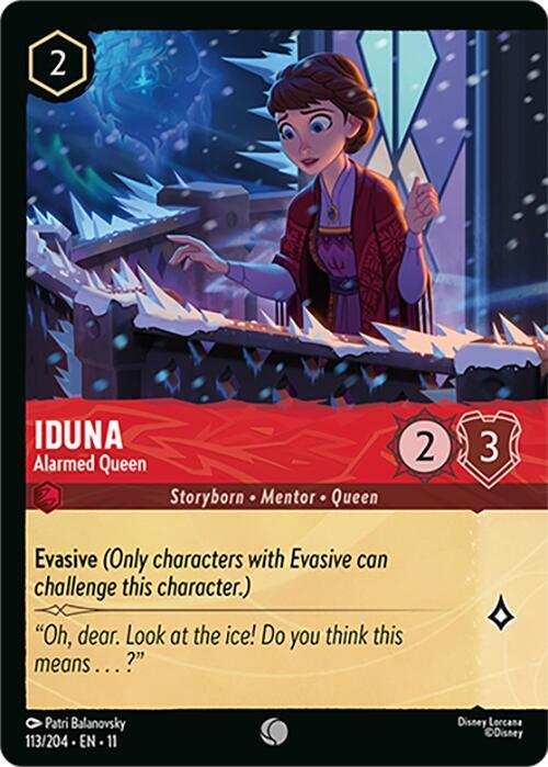Iduna - Alarmed Queen (Foil) card image