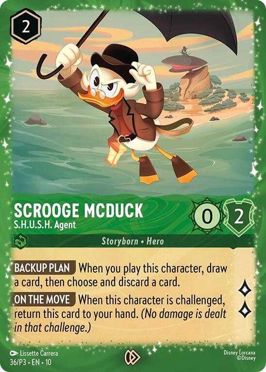 Scrooge McDuck - S.H.U.S.H. Agent card image