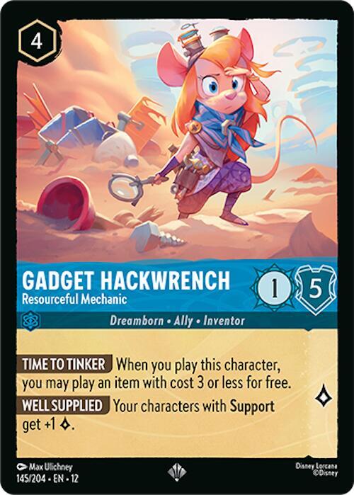 Gadget Hackwrench - Resourceful Mechanic card image