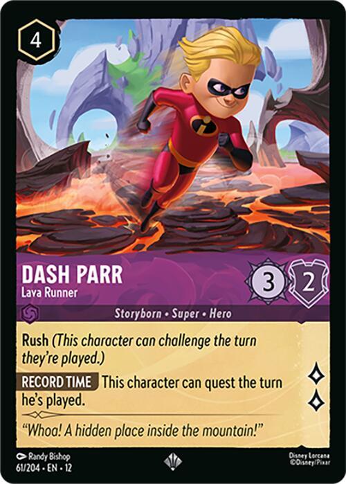 Dash Parr - Lava Runner card image