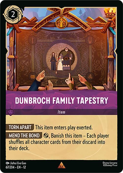 DunBroch Family Tapestry card image