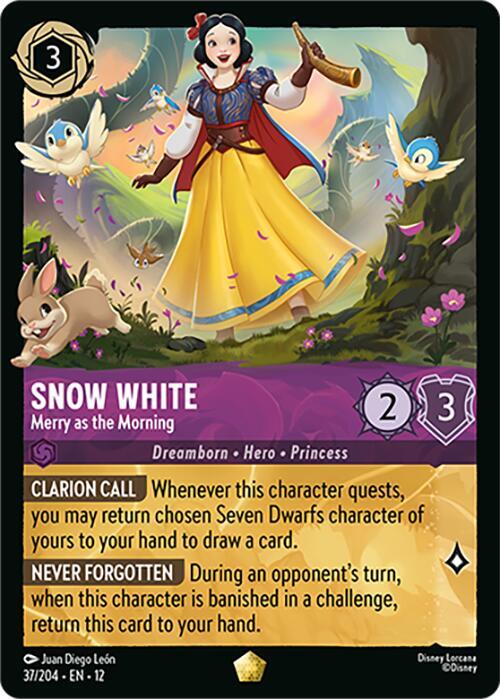 Snow White - Merry as the Morning card image