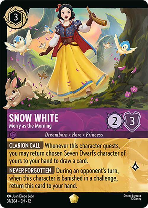Snow White - Merry as the Morning (Foil) card image