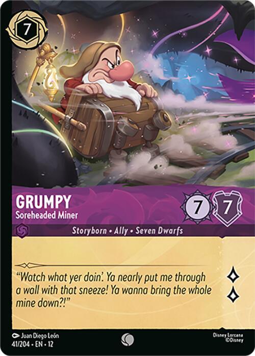 Grumpy - Soreheaded Miner (Foil) card image