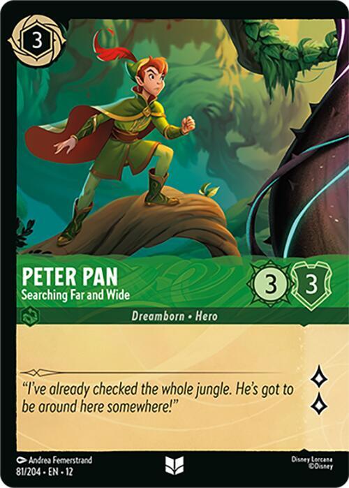 Peter Pan - Searching Far and Wide (Foil) card image