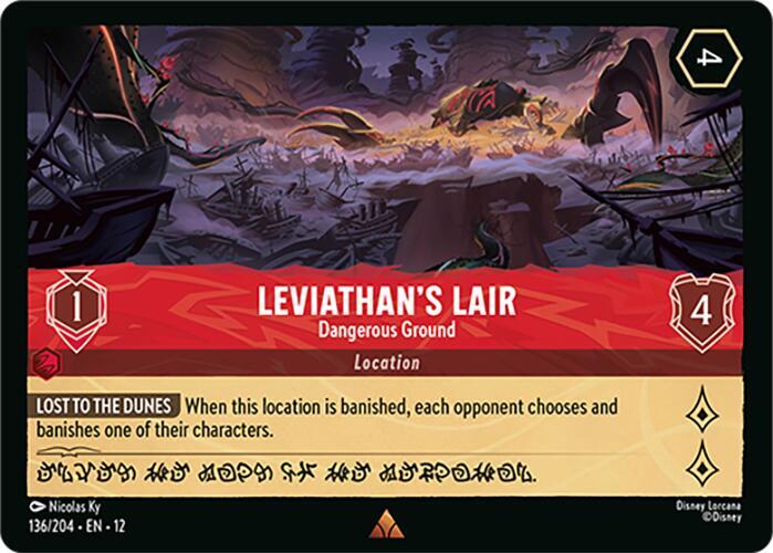 Leviathan's Lair - Dangerous Ground card image