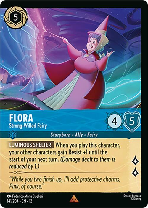 Flora - Strong-Willed Fairy (Foil) card image