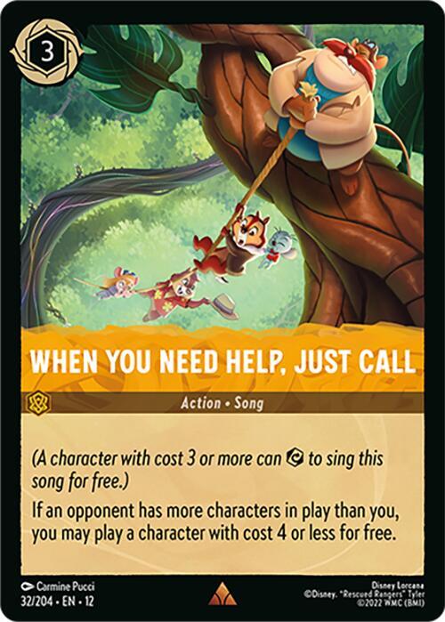 When You Need Help, Just Call card image