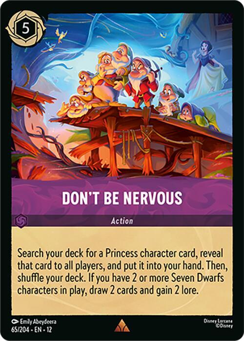 Don't Be Nervous card image