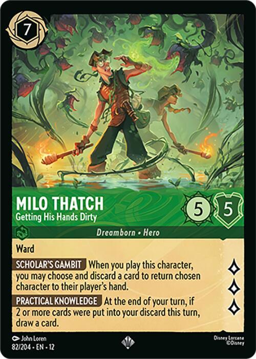 Milo Thatch - Getting His Hands Dirty card image