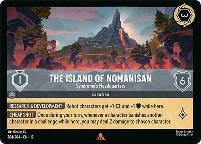 The Island of Nomanisan - Syndrome's Headquarters card image