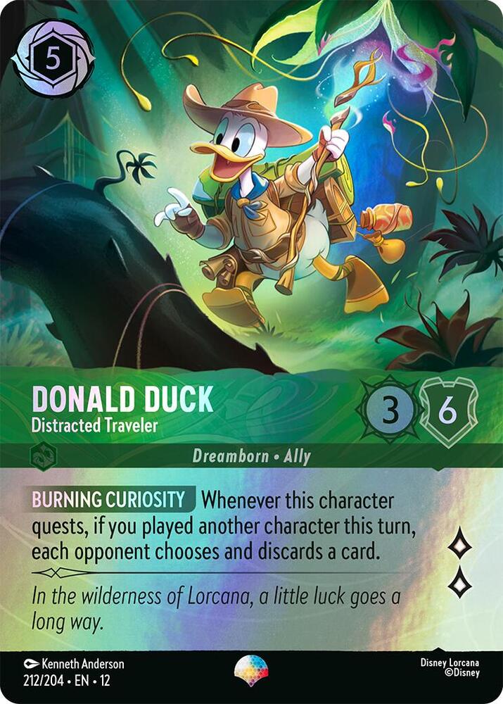 Donald Duck - Distracted Traveler (Epic) card image