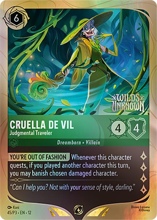 Cruella De Vil - Judgmental Traveler card image