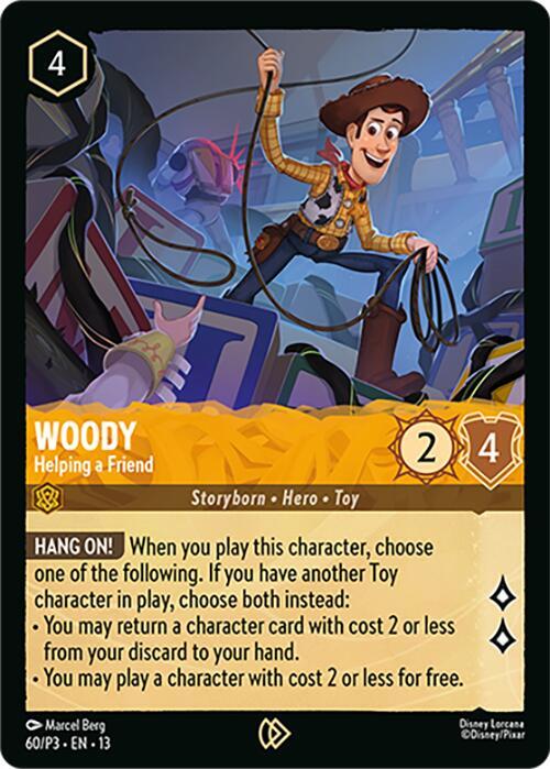 Woody - Helping a Friend card image