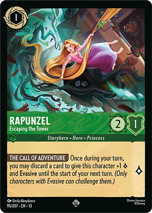 Rapunzel - Escaping the Tower card image