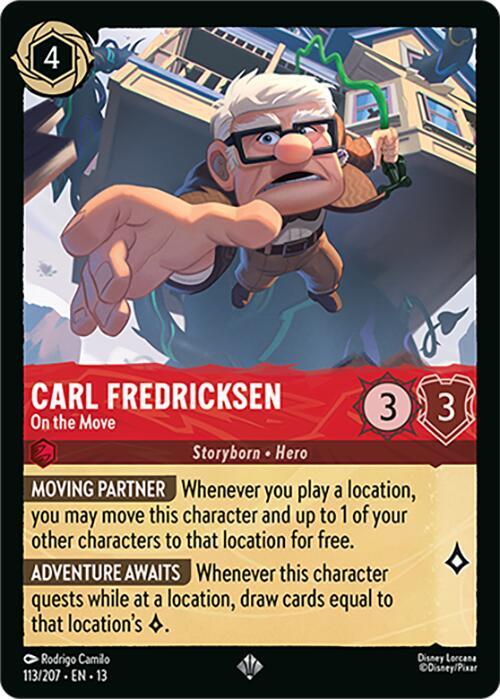 Carl Fredricksen - On the Move card image