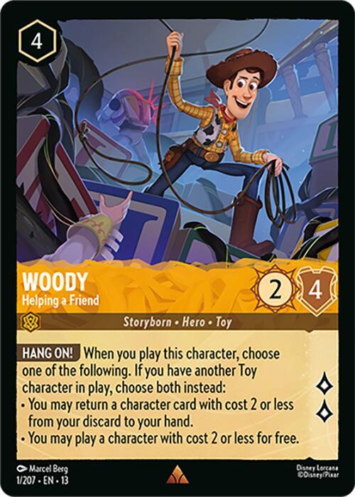 Woody - Helping a Friend card image