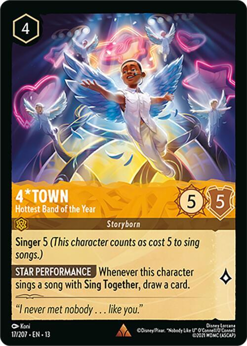 4*Town - Hottest Band of the Year card image