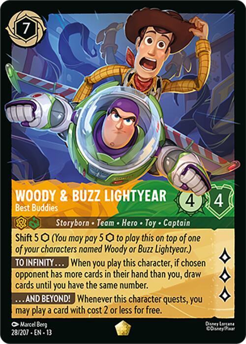 Woody & Buzz Lightyear - Best Buddies card image