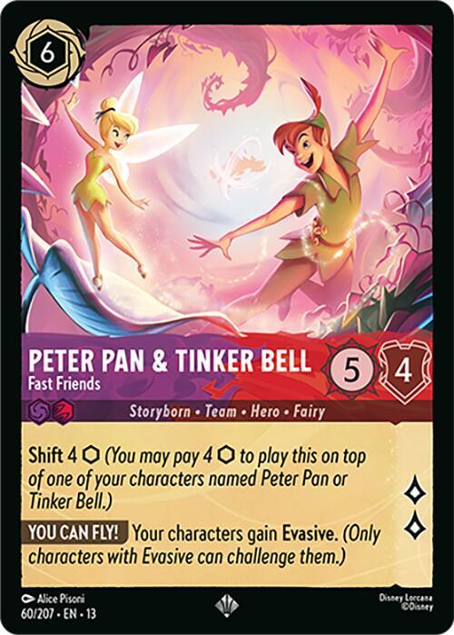 Peter Pan & Tinker Bell - Fast Friends card image
