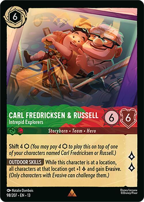 Carl Fredricksen & Russell - Intrepid Explorers card image