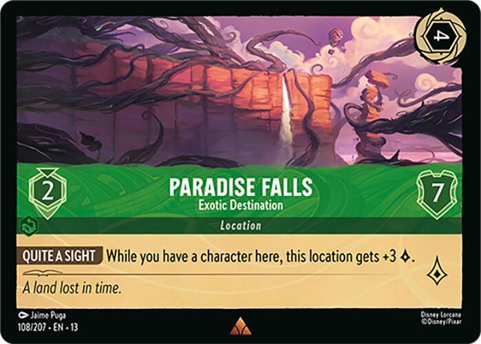 Paradise Falls - Exotic Destination card image