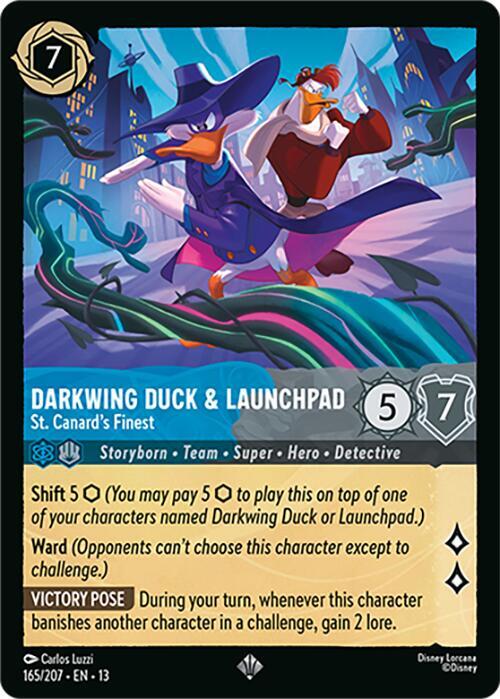 Darkwing Duck & Launchpad - St. Canard's Finest card image