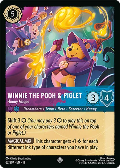 Winnie the Pooh & Piglet - Hunny Mages card image