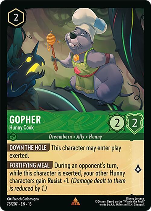 Gopher - Hunny Cook card image