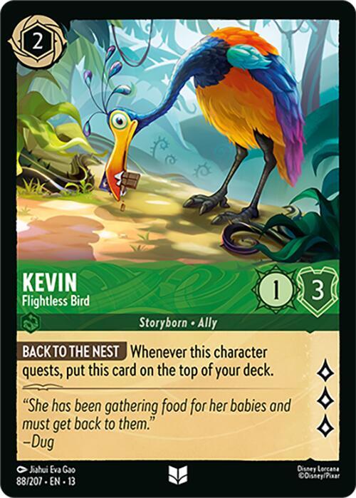 Kevin - Flightless Bird card image