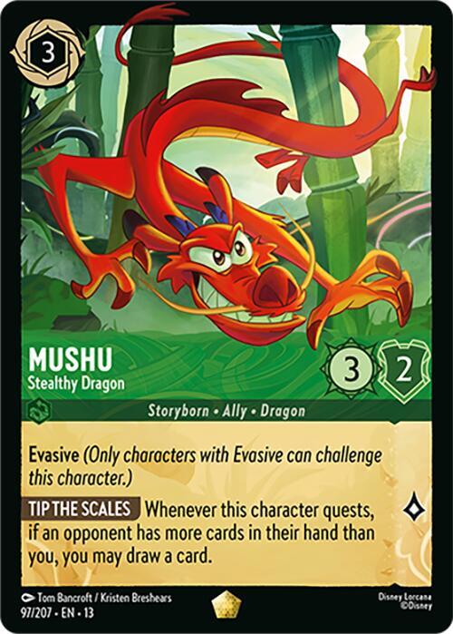 Mushu - Stealthy Dragon card image