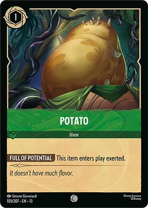 Potato card image