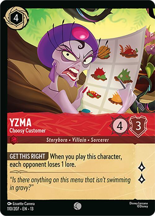 Yzma - Choosy Customer (Foil) card image