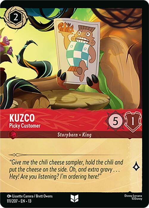 Kuzco - Picky Customer (Foil) card image
