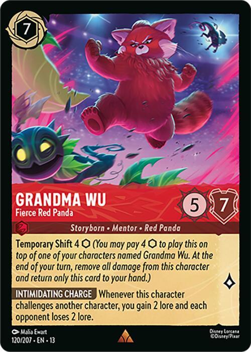 Grandma Wu - Fierce Red Panda card image