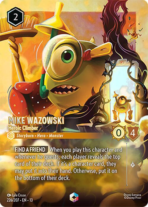 Mike Wazowski - Heroic Climber (Enchanted) card image