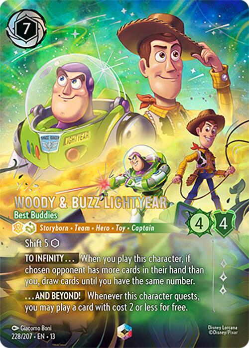 Woody & Buzz Lightyear - Best Buddies (Enchanted) card image