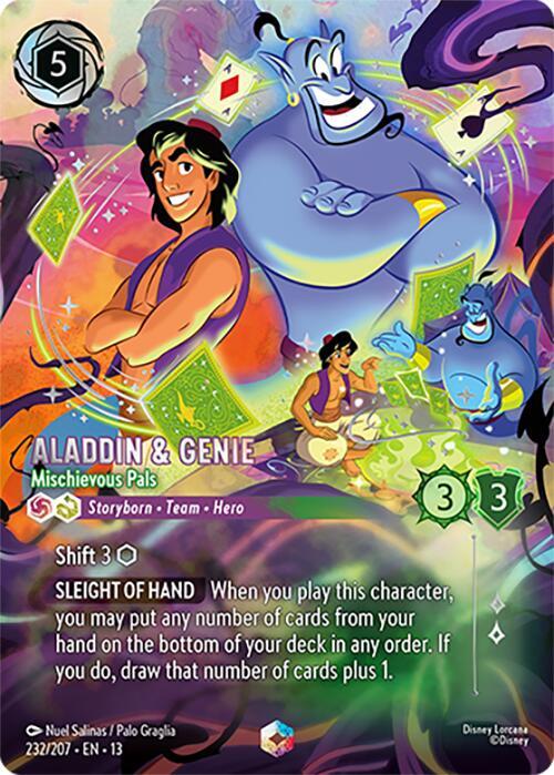 Aladdin & Genie - Mischievous Pals (Enchanted) card image