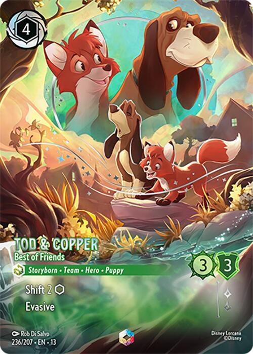 Tod & Copper - Best of Friends (Enchanted) card image