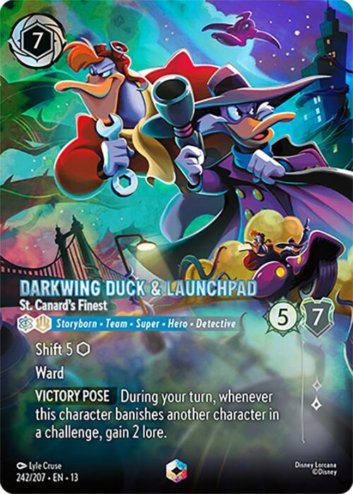 Darkwing Duck & Launchpad - St. Canard's Finest (Enchanted) card image